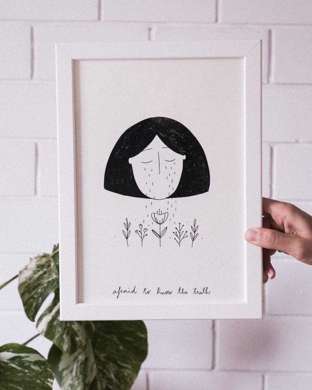 Afraid to know the truth Print