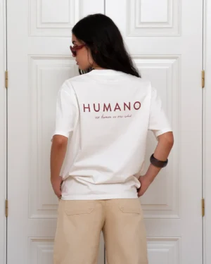 No Human Is One-Sided T-shirt Off-White