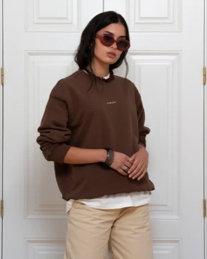 Humano Sweatshirt Brown
